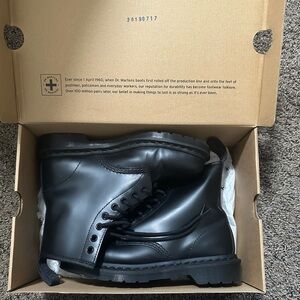 Dr. Martens Black Leather Boots